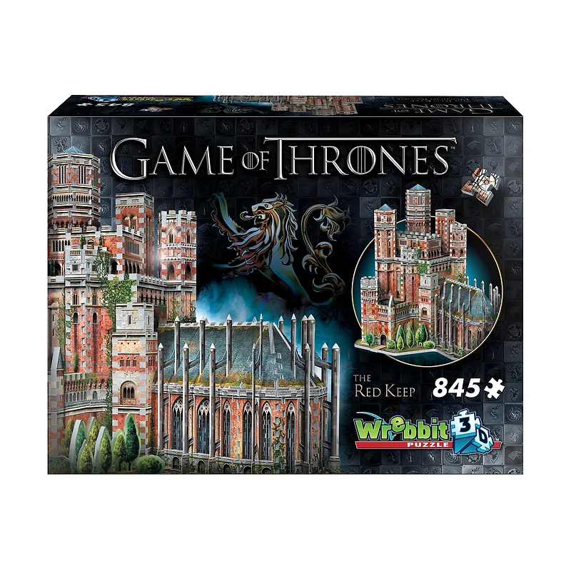 Game of Thrones - 2 3D Puzzles: The Red Keep and Winterfell: 1755 Pcs