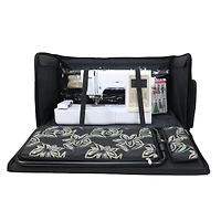 Everything Mary Floral Design Jumbo Rolling Craft Tote