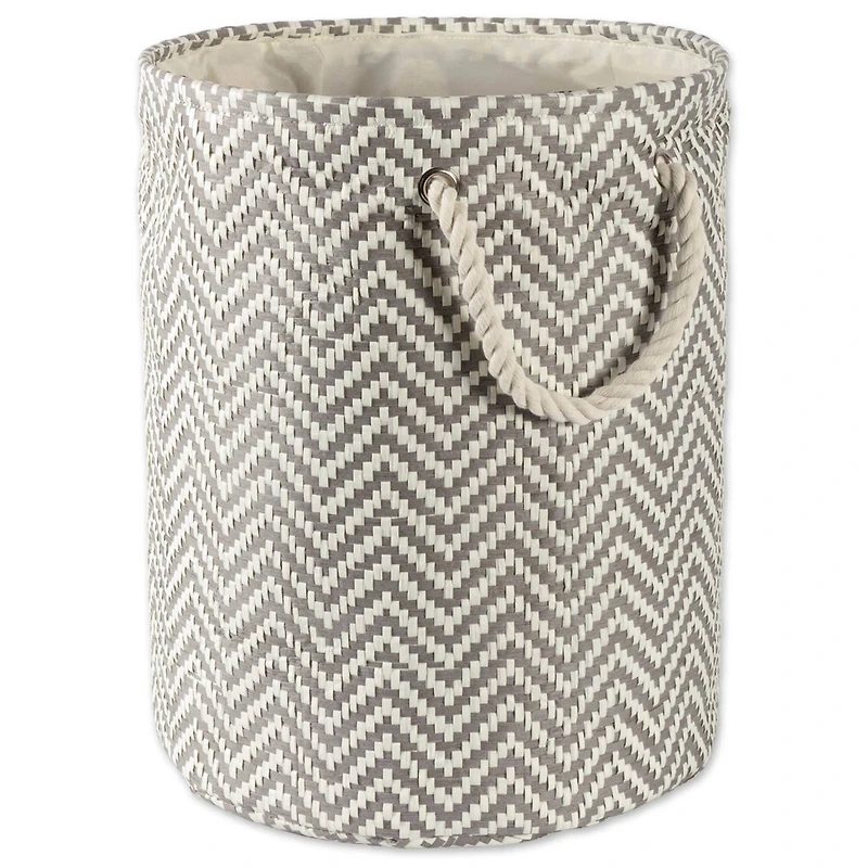 DII® Small Round Chevron Paper Bin