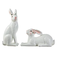 Glitzhome® Easter Bunny Table Décor Set