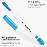 Arteza® Kids Washable Markers, Broad Tip, 42 ct