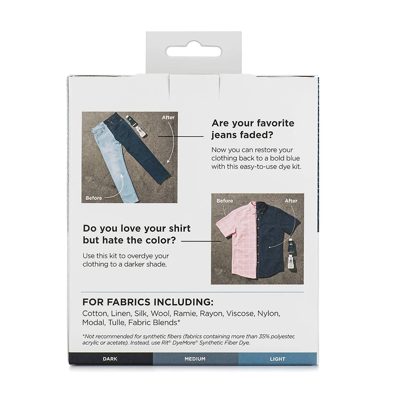 Rit® Back to Blue Denim Dye Kit