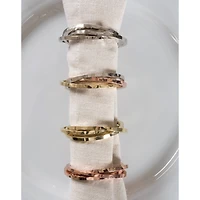 DII® Triple Intertwined Napkin Rings, 6ct.