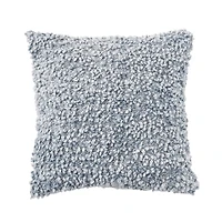Hello Honey® Gray Handwoven Cotton Boucle Throw Pillow Cover