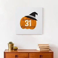 October 31 Halloween Canvas Wall Art