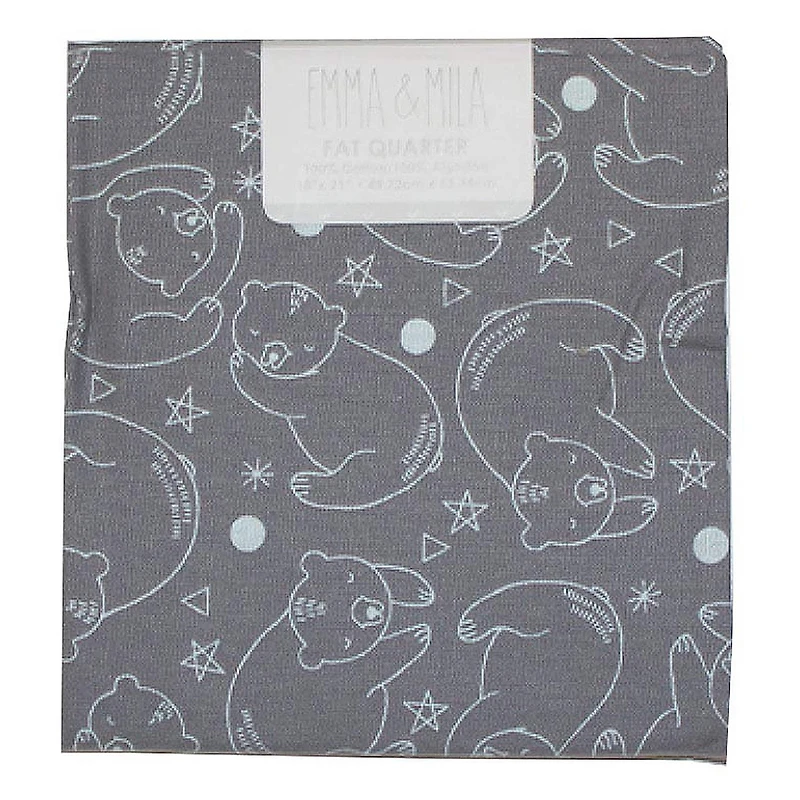 Emma & Mila® Bonnie Bears Cotton Fat Quarter, 4ct.