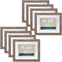 8 Pack: 8" x 10" Gray Belmont Float Frame by Studio Décor®