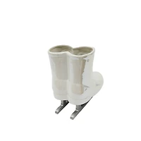 8" Iridescent White Ice Skates Ceramic Tabletop Décor by Ashland®