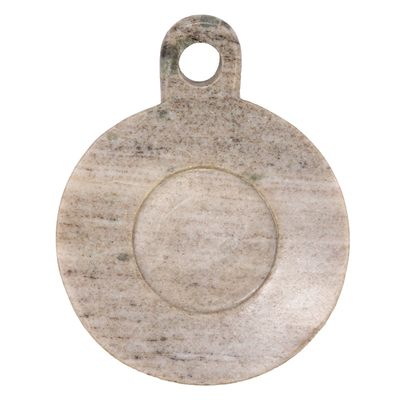 Hello Honey® Hand-Carved Marble Dish with Handle