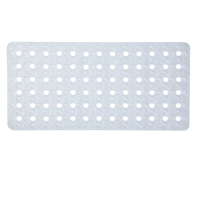 Bath Bliss Clear Non-Slip Bubble Texture Bath Mat