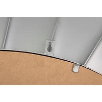 Hello Honey® 31" Black Oval Scalloped Metal Mirror