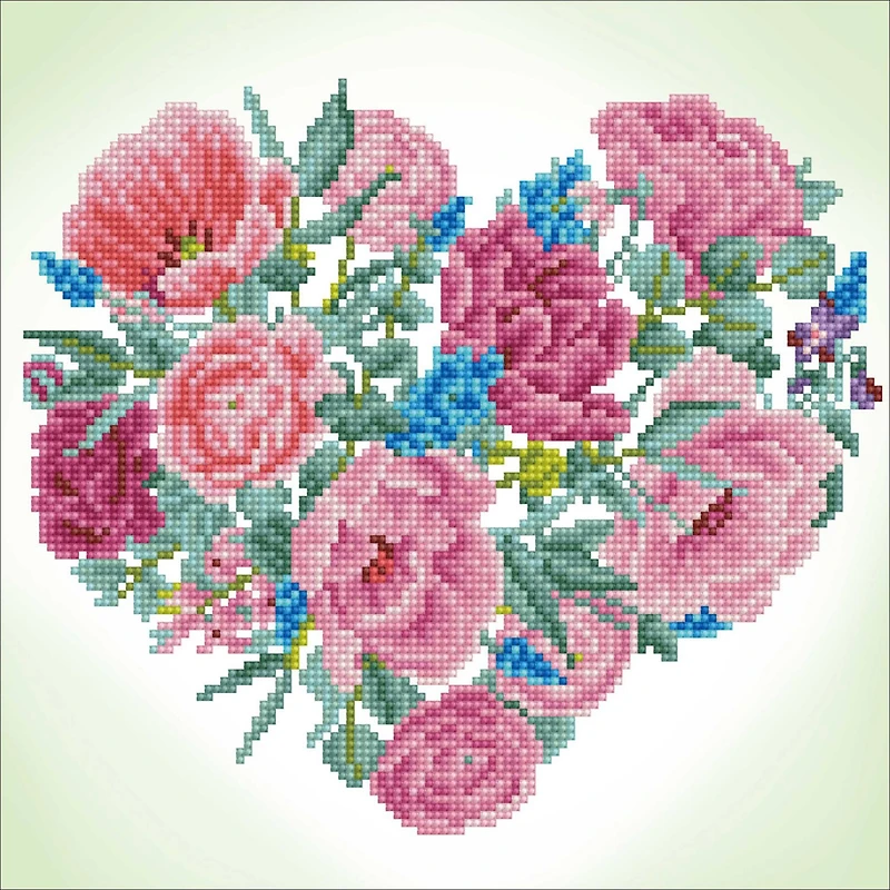Diamond Dotz® Blossoming Heart Diamond Painting Kit