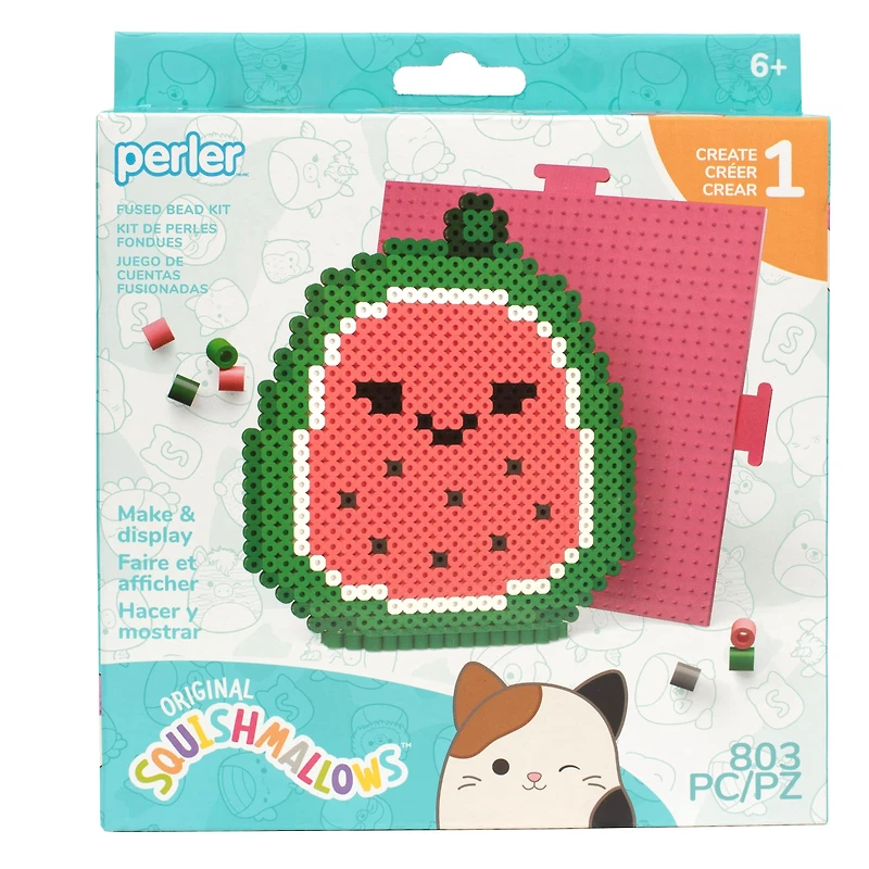 Perler™ Squishmallows™ Wanda Fused Bead Kit