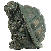 Design Toscano 7.5" The Thinker Turtle Garden Statue