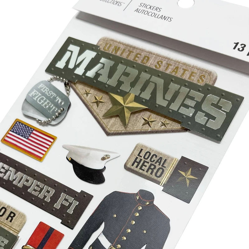 Marine Corps Dimensional Stickers by Recollections™