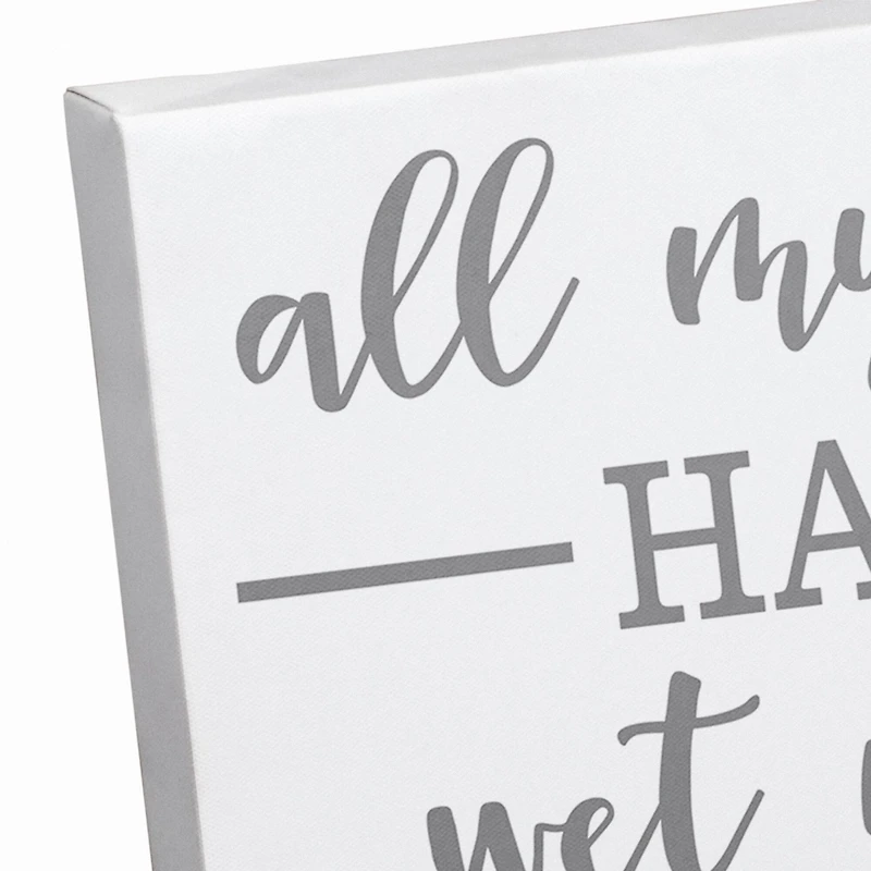 All My Kids Have Wet Noses Canvas Wall Art