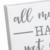 All My Kids Have Wet Noses Canvas Wall Art