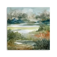 Converging Streams Canvas Giclee