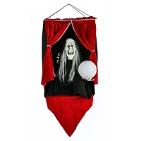 28" Halloween Sound Activated Animated Fortune Teller