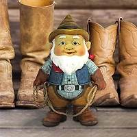 Design Toscano 10" Country Cowboy Klaus Garden Gnome Statue