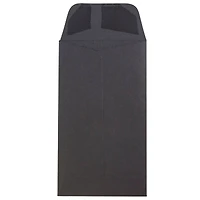JAM Paper Smooth Black 3.13" x 5.5" Coin Business Envelopes, 50ct.