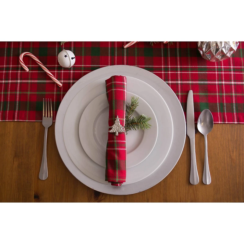 DII® Christmas Tree Napkin Rings, 6ct.