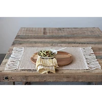 Hello Honey® Yellow Kuba Cloth Print Cotton Napkins, 4ct.