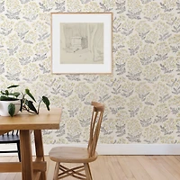 NuWallpaper Yellow Wethersfield Peel & Stick Wallpaper
