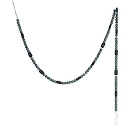 Hello Honey® 6ft. Gray Paulownia Wood Beads Garland