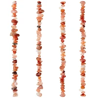 12 Pack:  Red Agate Chip Beads by Bead Landing™