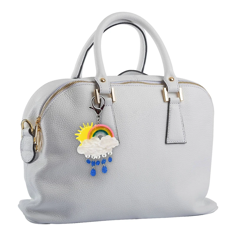 Blue Moon Studio™ Rainbow Cloud Bag Charm