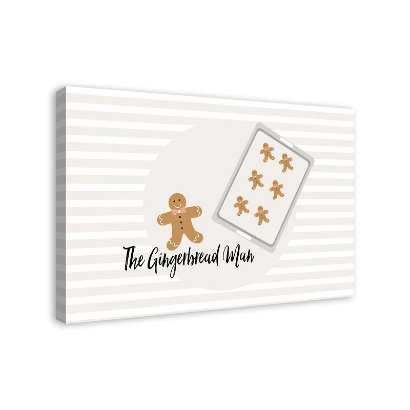 The Gingerbread Man 24x36 Canvas Wall Art