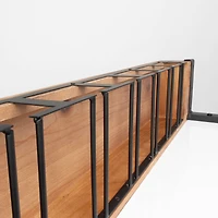 Rustic Wooden Stemware Organization & Display Rack