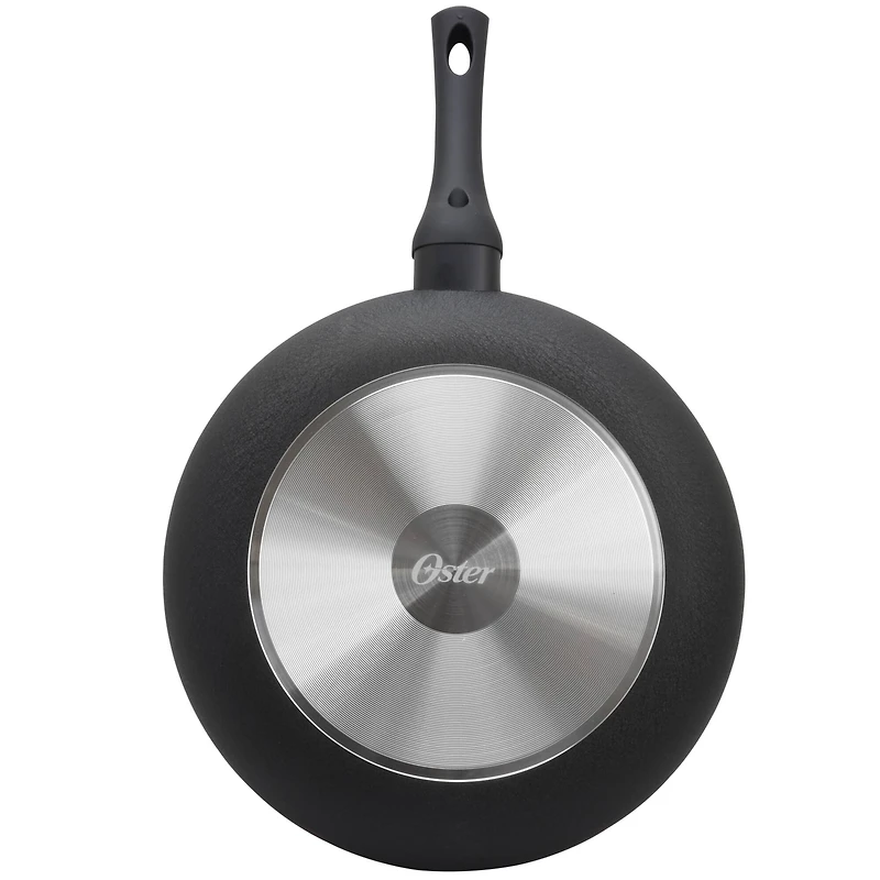 Oster Ashford 12" Black Aluminum Frying Pan