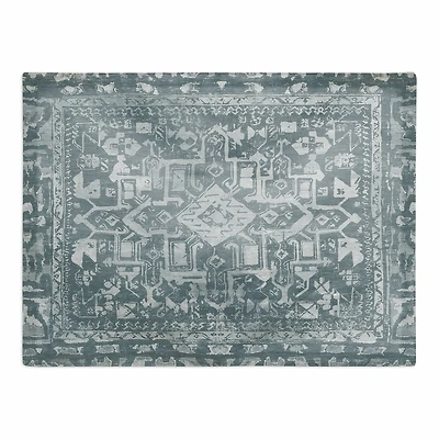 18" Navy Vintage Poly Twill Placemat