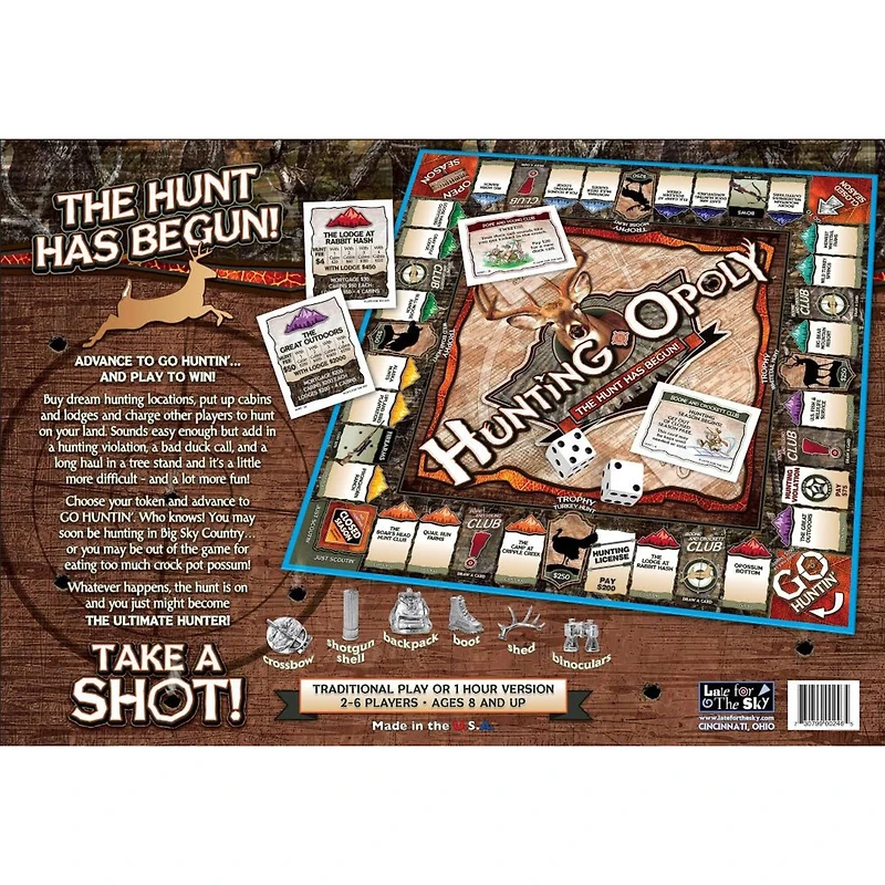 Late For The Sky Huntingopoly Game
