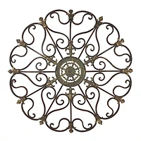 29" Brown Iron Rustic Wall Art