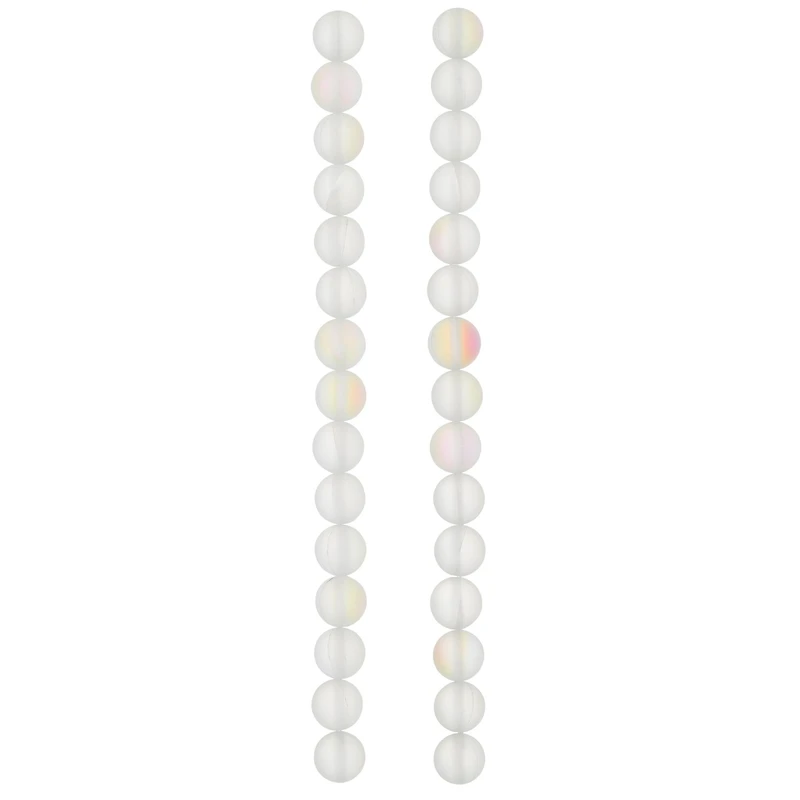 Rainbow Glass Round Beads, 8mm by Bead Landing™