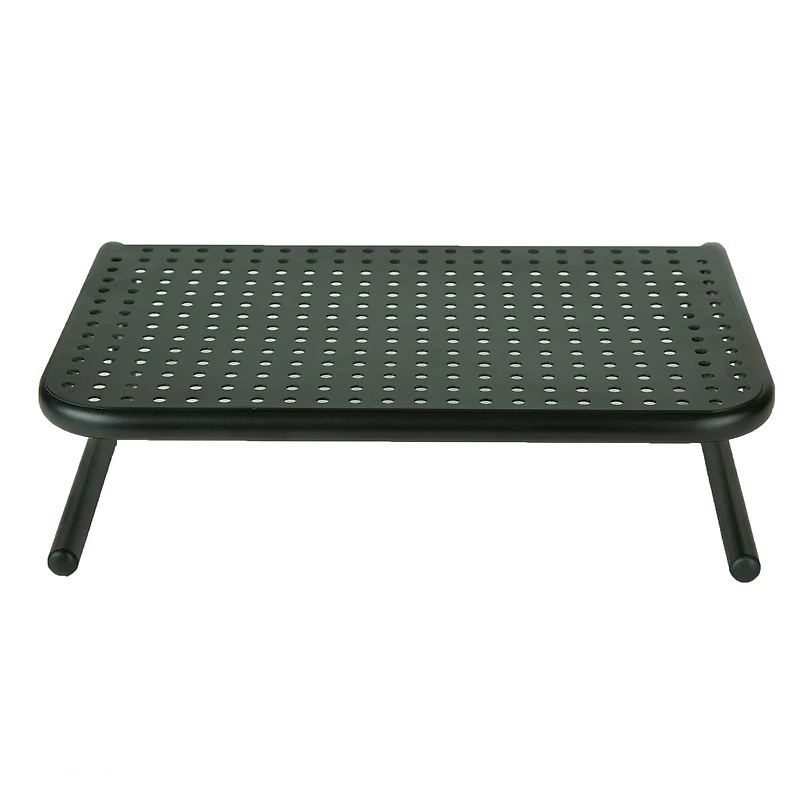 Mind Reader Black Metal Monitor Stand