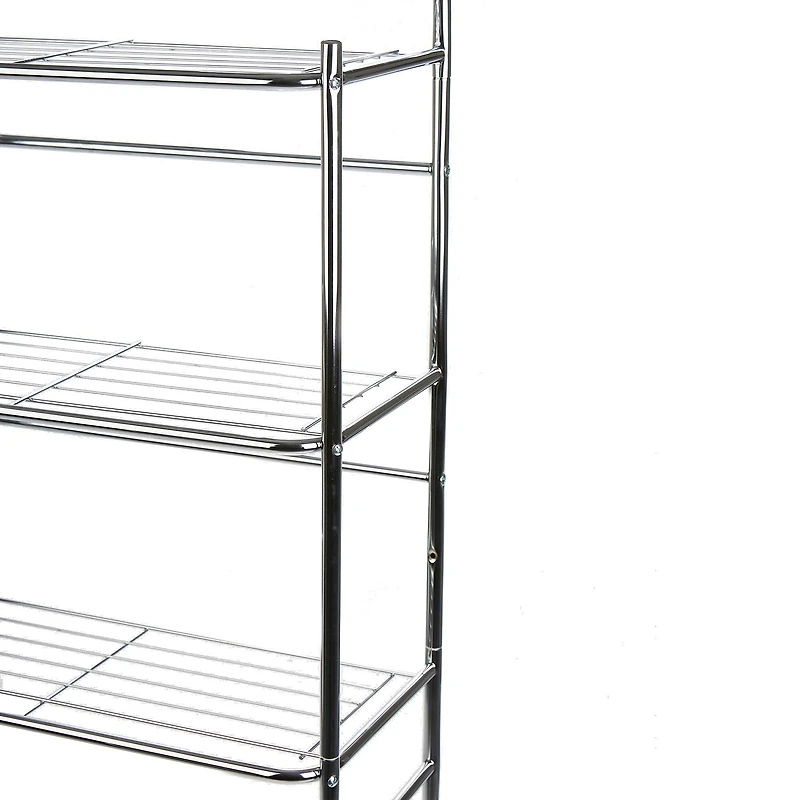 Mind Reader Silver 3-Tier Over the Toilet Rack