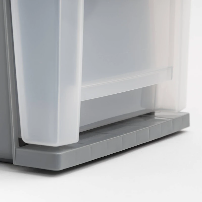 IRIS® 6.5qt. Gray Stackable Storage Drawer