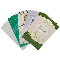 JAM Paper 4" x 6" Assorted Heartfelt Sympathy Cards & Envelopes, 10ct.