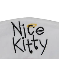 19" Embroidered "Nice Kitty" Christmas Stocking