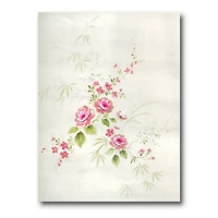 Designart - Retro Drawing of Flowers II