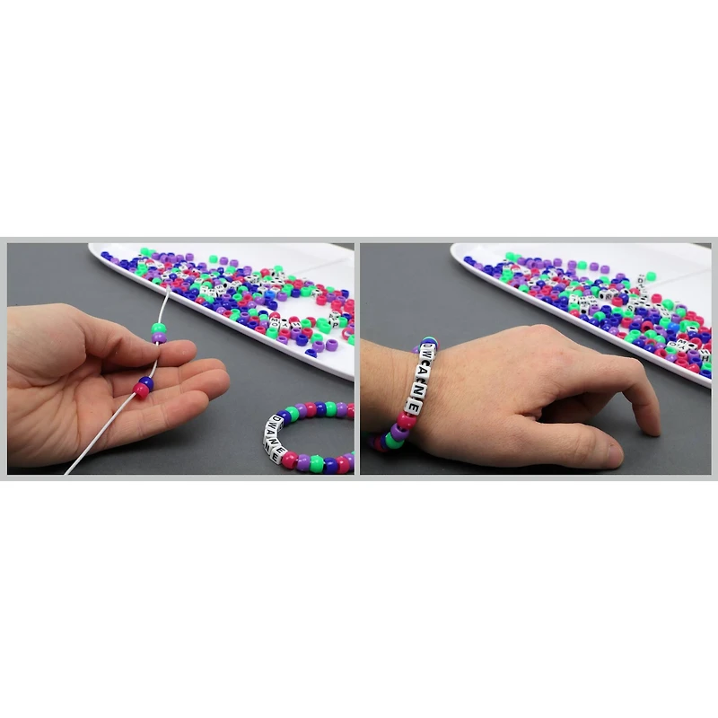 Essentials by Leisure Arts Pony & Alphabet Mix Beads, 1lb.