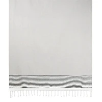 DII® Navy Stitched Stripe Fouta Towel
