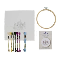 DMC® Wild Blooms Intermediate Embroidery Kit with Hoop