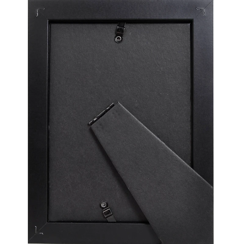 Simply Essentials™ Black Flat Frame with Mat by Studio Décor