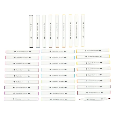 Spectrum Noir™ Illustrator COLOUR ESSENTIALS Dual-Tip Brush Markers, 36ct.