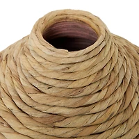 The Novogratz Brown Seagrass Bohemian Vase, 14" x 14" x 14"